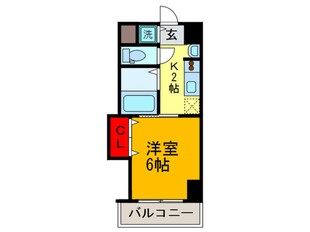 CITY SPIRE布施の物件間取画像